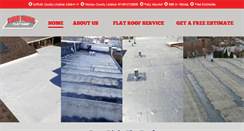 Desktop Screenshot of donerightflatroof.com